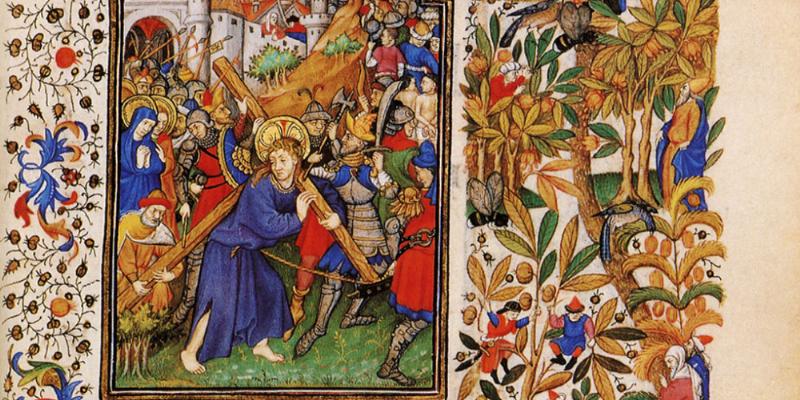 Une gravure médiévale française illustrant l’importance de l’art graphique dans les manuscrits illuminés